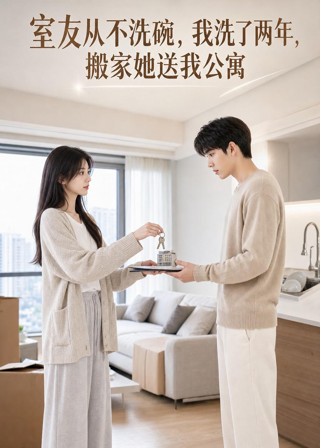 室友从不洗碗，我洗了两年，搬家她送我公寓(全集)